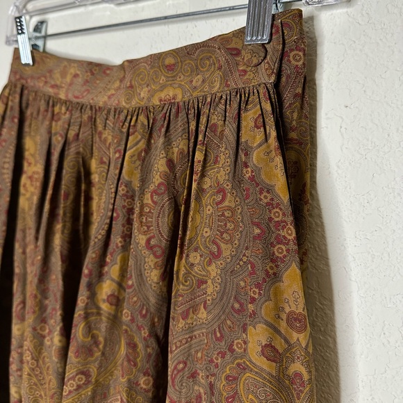 90’s Vintage Calvin Klein Classics Silk Paisley Maxi Skirt - Sold by Free People - Picture 4 of 10